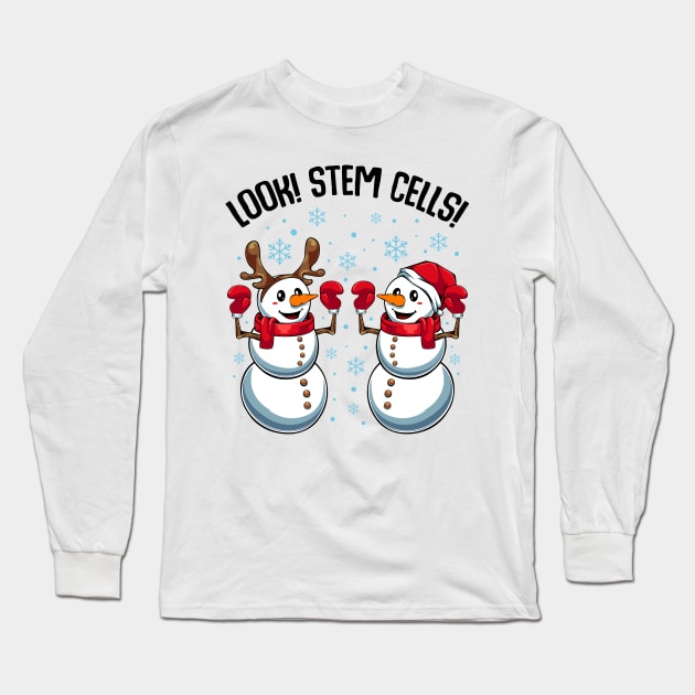 Christmas Snowman Long Sleeve T-Shirt by Lumio Gifts